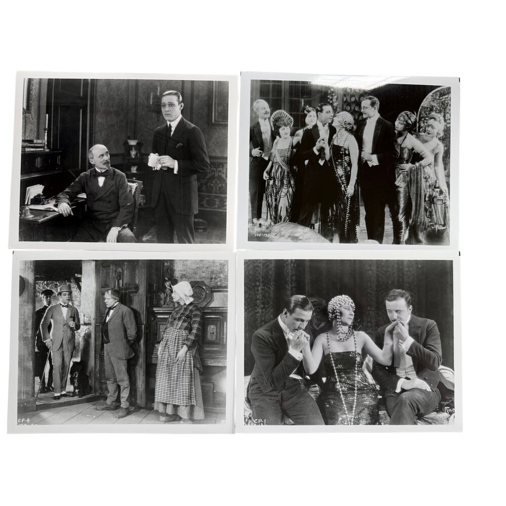 4 8x10 Rudolph Valentino Photos Camille, Four Horsemen, Sheik, Cobra, Eagle
